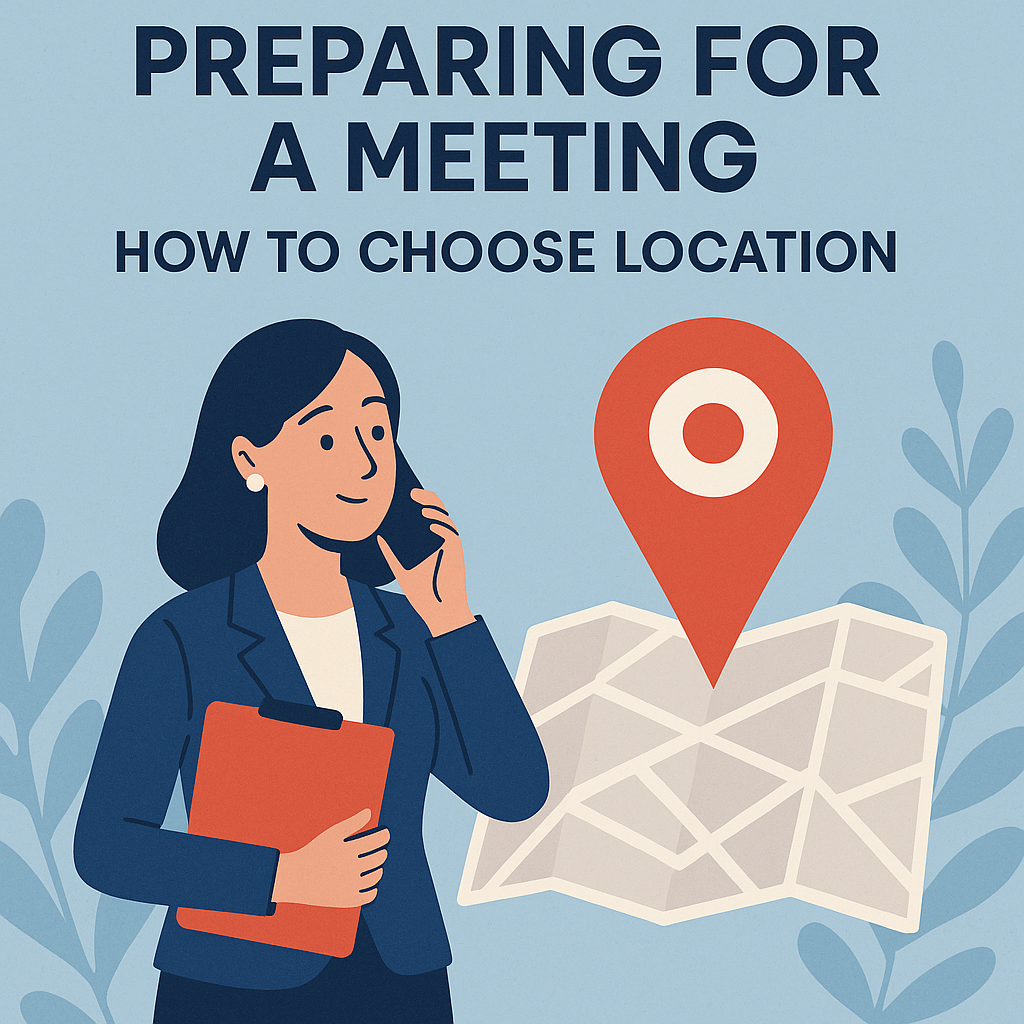 PREPARING FOR A MEETING: HOW TO CHOOSE LOCATING