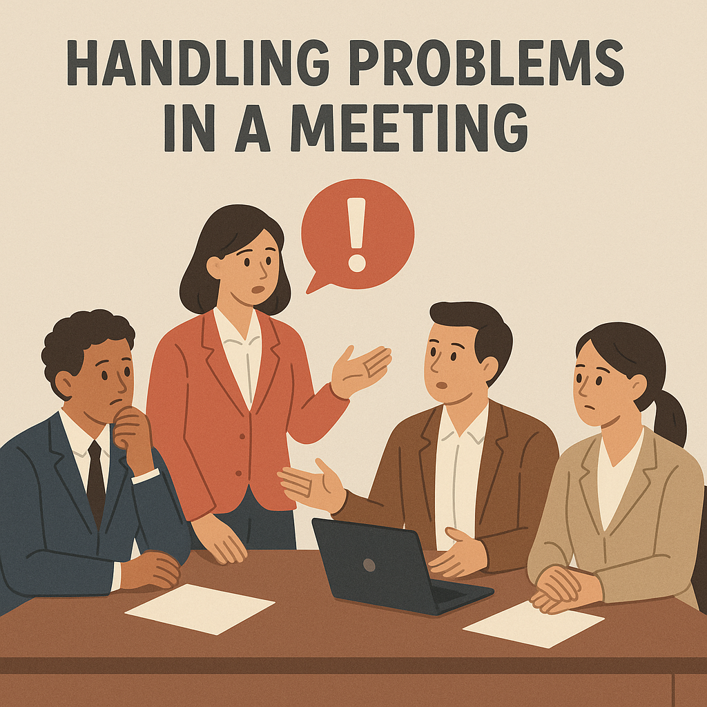 HANDLING PROBLEMS IN A MEETING